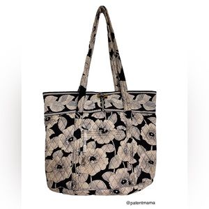 VERA BRADLEY LARGE CAMELLIA FLORAL TOTE BAG